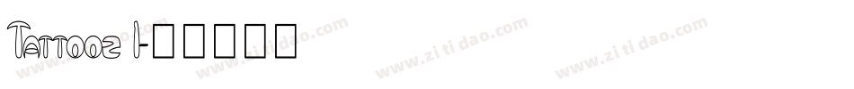 Tattooz 1字体转换